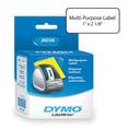 Dymo Printer Label, 1" W, 2-1/8" 30336
