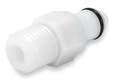 Colder Inline Insert, Acetal, Shut-Off, MNPT PLCD24004