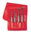 Starrett Hole Gage Set, 4 Pc, Full Ball, Case S829EZ