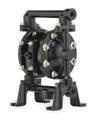 Aro Double Diaphragm Pump, Aluminum, Air Operated, Viton, 12 GPM 670042