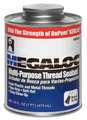 Hercules Pipe Thread Sealant 19.2 fl oz, Brush-Top Can, Megaloc, Blue, Paste 15808