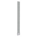 Asi Global Partitions 82" x 5" OHB Partition Pilaster, Polymer, Gray 40-90870553-9200