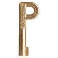 Jonard Tools P Key, For Self Lock Pedestal Lock, Brass TTK-225