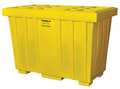 Eagle Mfg 220 Gallon Sump Capacity, Spill Kit Box with Lid, No Drain, Yellow - 1625K 1625K