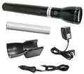 Maglite Black Rechargeable Led Industrial Handheld Flashlight, 643 lm RL1019K