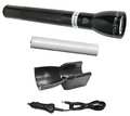 Maglite Black Rechargeable Led Industrial Handheld Flashlight, 12V, 643 lm lm RL2019K
