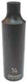 Westward 3/8 in Drive Impact Socket 1/4 in Size, Deep Socket, Black Oxide 20HX47