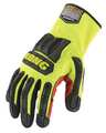 Kong Mechanics Gloves, XL, Lime/Black, Spandex KRIG-05-XL