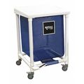 Royal Basket Trucks Free Standing Hamper, Blue G35-BBX-H1F-3ULN