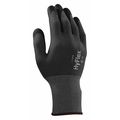 Ansell Foam Nitrile Coated Gloves, Palm Coverage, Black, 6, PR 11-840VP