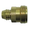 Westward Hose Connector, Male, Brass, 100 psi 20KP36