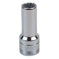 Sk Professional Tools 3/8 in Drive, 9mm 12 pt Metric Socket, 12 Points 8429