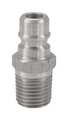 Snap-Tite Hydraulic Quick Connect Hose Coupling, Steel Body, Ball Lock, 1/4"-18 Thread Size, H Series PHN4-4M