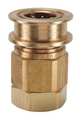 Snap-Tite Hydraulic Quick Connect Hose Coupling, Brass Body, Sleeve Lock, 1/4"-18 Thread Size, EA Series BVEAC4-4F