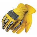 Bdg Grain Goatskin Driver Back Hand Protection Lined Thinsulate, Size S 20-9-10695-S