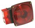 Reese Submersible StopLight, Square, Red, 6-1/4"L, Width - Vehicle Lighting: 3" 7382711