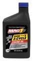 Mag 1 2-Cycle Synthetic Blend Marine Motor Oil, TC-W3 certified, Blue, 16 Oz. MAG60140