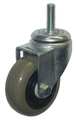 Zoro Select Swivel Stem Caster, Polyurethane, 3-1/2 in, 350 lb 20TM21