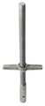 Metaltech Scaffold Leveling Jack, Steel, Zinc Plated M-MBSJS24