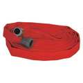 Kuriyama Fire Products Fire Hose, 100 ft. L, Red, 1-1/2" dia. GHI15ARMTEX100N