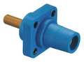 Hubbell Receptacle, Blue, Female, Stud, Taper Nose HBLFRSCBL