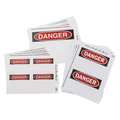 Brady Sign and Label Blanks, Black/Red/White 12917