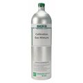 Gasco Calibration Gas, Helium, 74 L, C-10 Connection, +/-5% Accuracy, 500 psi Max. Pressure 74L-HELIUM