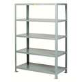 Little Giant Metal Shelving Unit, 24"D x 36"W x 72"H, 5 Shelves, Steel 5SH-2436-72