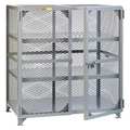 Little Giant Bulk Storage Locker, 61 in W, 27 in D, 52 in H, 2 Shelves, 2 Doors, Steel, Assembled SC2-2460-NC