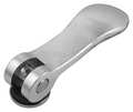 Kipp Cam Lever Size: 2 D=5/16-18, A=96, B=33, 3, Aluminum Black Powder-Coated, Comp: Stainless Steel K0005.25111A3