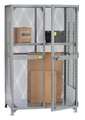 Little Giant Bulk Storage Locker, 61 in W, 33 in D, 78 in H, 1 Shelves, 2 Doors, Steel, Assembled SL1-A-3060