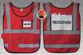 Disaster Management Systems Safety Vest, Red, Nylon DMS-05831