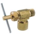 Zoro Select Needle Valve, Low Lead Brass, 150 psi 709103-0404