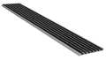Wooster Products Stair Nosing, Black, 36in W, Extruded Alum 141BLA3
