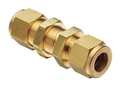 Parker 1/8" A-LOK x MNPT Brass Bulkhead Connector 2BC2-B