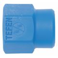 Tefen Female Pipe Reducer, 3/8 NPT to 1/4", PK3 50658