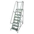 Cotterman 110 in H Steel Rolling Ladder, 8 Steps, 450 lb Load Capacity 1008R2632A3E30B4C1P6