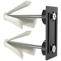 Wingits Hollow Wall Anchor, 3" Screw Size, Fire Retardant Structural Plastic, 2 PK BAW30-2