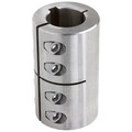 Climax Metal Products ISCC-062-062SKW One-Piece Industry Standard Clamping Coupling with Keyway ISCC-062-062SKW