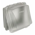 Taymac Electrical Box Cover, 2 Gang, Polycarbonate MM2420C