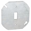Raco Electrical Box Cover, Octagon, 729, Toggle Switch 729