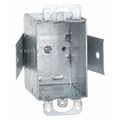 Raco Electrical Box, 12.5 cu in, Switch Box, 1 Gang, Steel, Rectangular 508