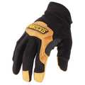 Ironclad Performance Wear Mechanics Gloves, M, Tan, Ribbed Nylon/Spandex RWC2-03-M
