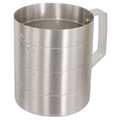 Crestware Measuring Cup, Aluminum, 1 qt. Dry MEA01D