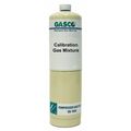 Gasco Calibration Gas, Carbon Dioxide, Nitrogen, 17 L, CGA 600 Connection, +/-5% Accuracy 17L-35-5