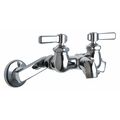 Chicago Faucet Dual-Handle 8" Mount, Hot And Cold Water Sink Faucet, Chrome plated 305-CP