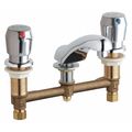 Chicago Faucet Metering 8" Mount, Concealed Hot And Cold Water Metering, Chrome plated 404-VE2805-665ABCP