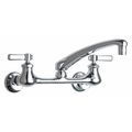 Chicago Faucet Manual 7-1/4" - 8-3/4" Mount, Hot And Cold Water Sink Faucet, Chrome plated 540-LDL8E35ABCP