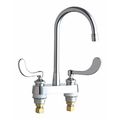 Chicago Faucet Dual-Handle 4" Mount, Bathroom Faucet, Chrome plated 895-317RGD2ABCP