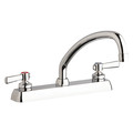 Chicago Faucet Manual 8" Mount, Hot And Cold Water Washboard Sink Faucet, Chrome plated W8D-L9E35-369ABCP